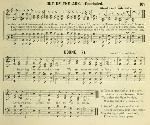 Songs of Gratitude: a cluster of new melodies for Sunday schools and worshiping assemblies page 107