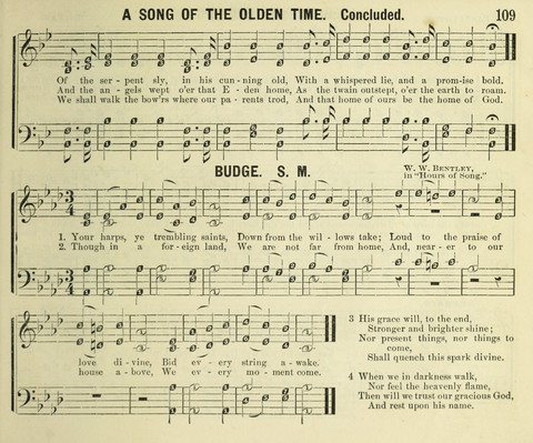 Songs of Gratitude: a cluster of new melodies for Sunday schools and worshiping assemblies page 109