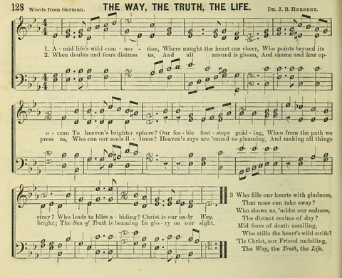 Songs of Gratitude: a cluster of new melodies for Sunday schools and worshiping assemblies page 128