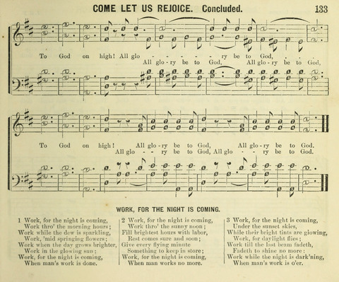 Songs of Gratitude: a cluster of new melodies for Sunday schools and worshiping assemblies page 133