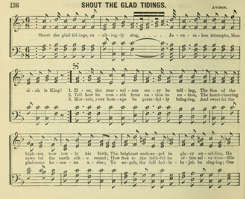 Songs of Gratitude: a cluster of new melodies for Sunday schools and worshiping assemblies page 136