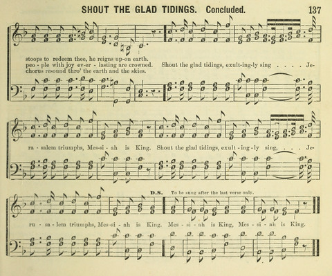 Songs of Gratitude: a cluster of new melodies for Sunday schools and worshiping assemblies page 137