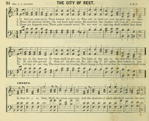 Songs of Gratitude: a cluster of new melodies for Sunday schools and worshiping assemblies page 84