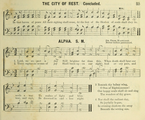 Songs of Gratitude: a cluster of new melodies for Sunday schools and worshiping assemblies page 85