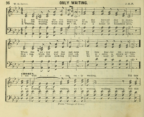 Songs of Gratitude: a cluster of new melodies for Sunday schools and worshiping assemblies page 96