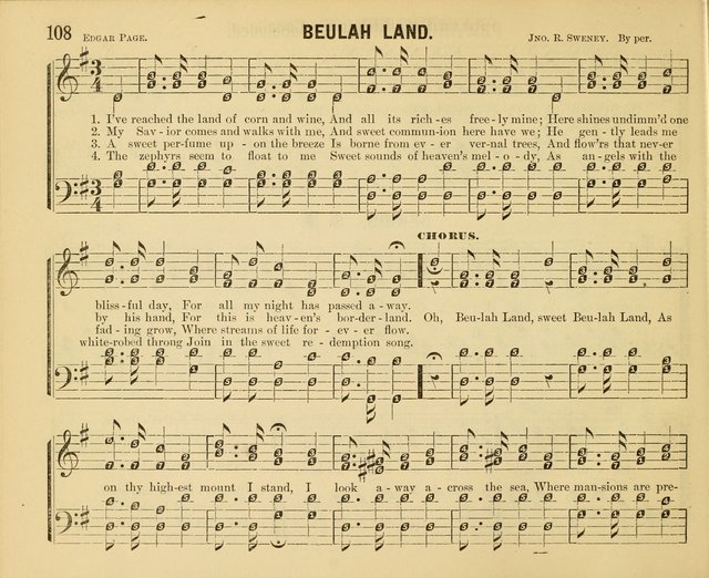 Songs of Glory No. 2: a collection of beautiful songs for Sunday Schools and the Family Circle page 110