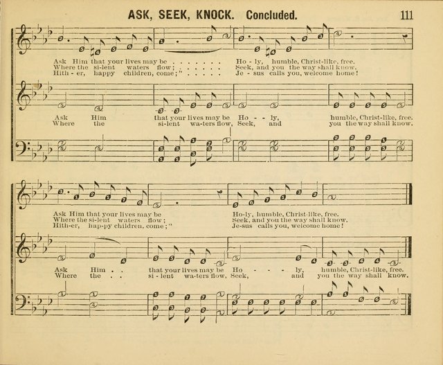 Songs of Glory No. 2: a collection of beautiful songs for Sunday Schools and the Family Circle page 113