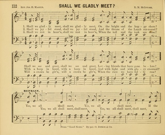 Songs of Glory No. 2: a collection of beautiful songs for Sunday Schools and the Family Circle page 114