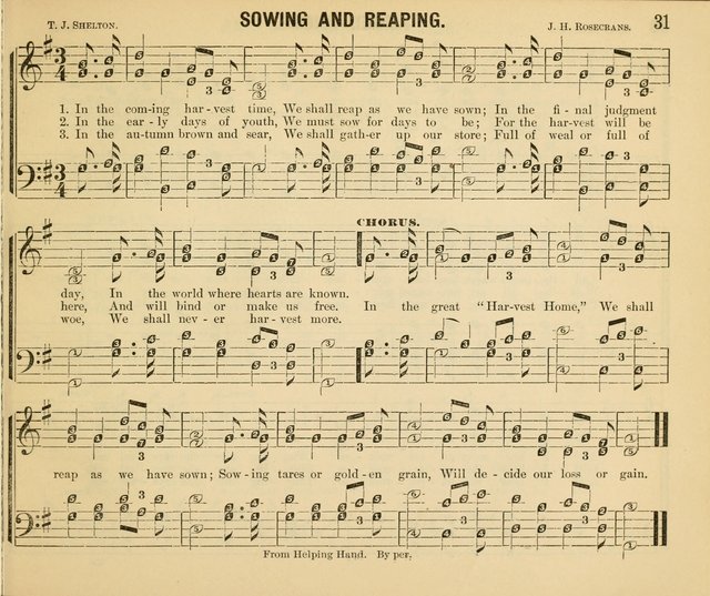 Songs of Glory No. 2: a collection of beautiful songs for Sunday Schools and the Family Circle page 33