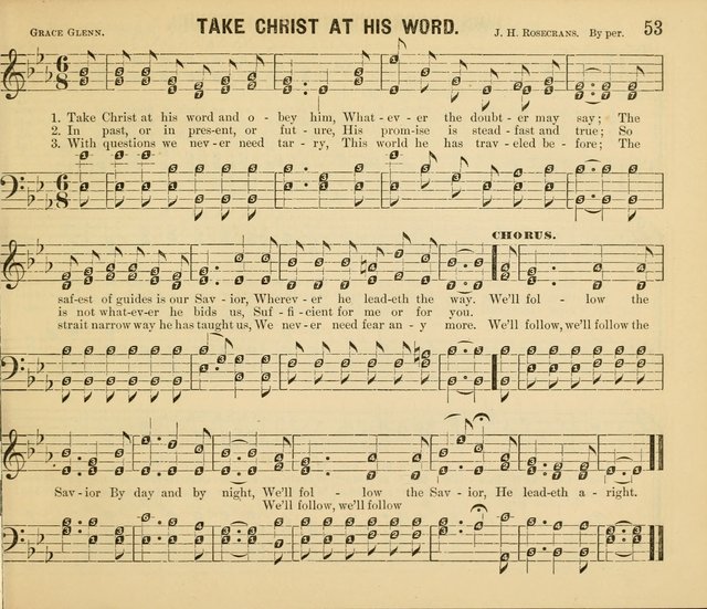 Songs of Glory No. 2: a collection of beautiful songs for Sunday Schools and the Family Circle page 55