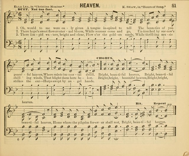 Songs of Glory No. 2: a collection of beautiful songs for Sunday Schools and the Family Circle page 83