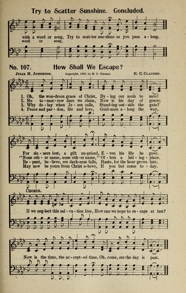 Songs of Grace and Glory: A New and Inspiring Selection of Sacred Songs for Evangelical Use and General Worship page 110