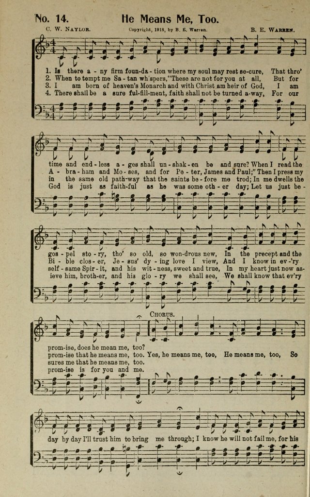 Songs of Grace and Glory: A New and Inspiring Selection of Sacred Songs for Evangelical Use and General Worship page 19