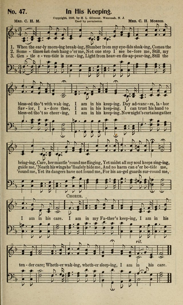 Songs of Grace and Glory: A New and Inspiring Selection of Sacred Songs for Evangelical Use and General Worship page 52