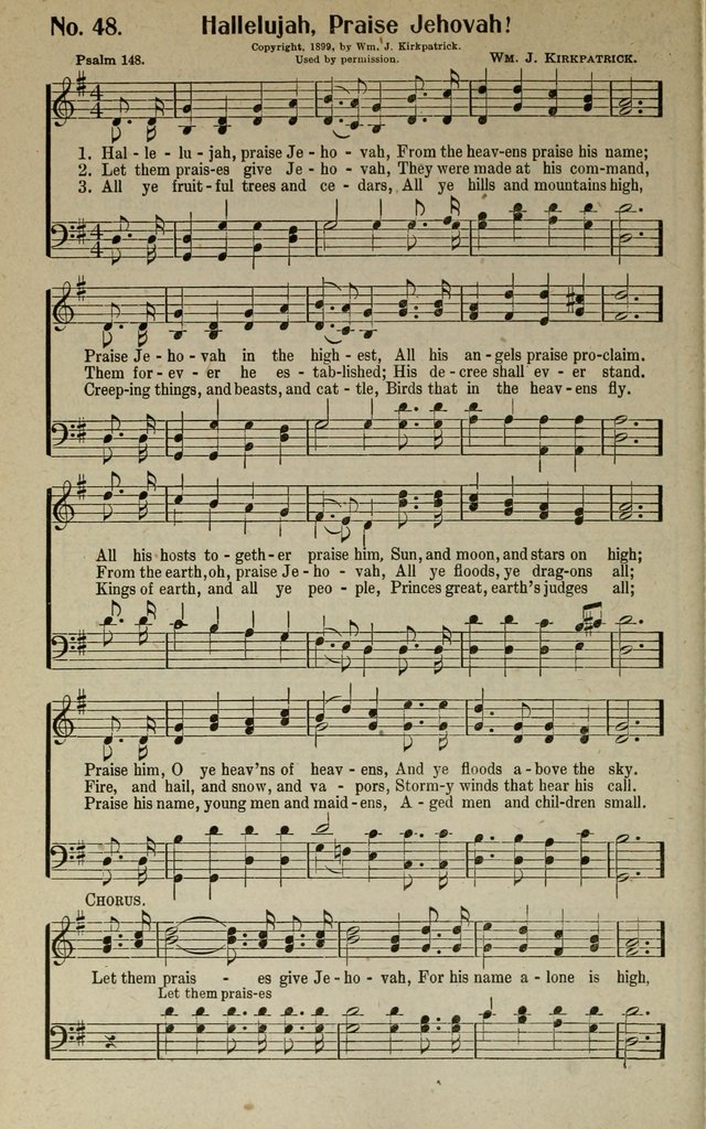 Songs of Grace and Glory: A New and Inspiring Selection of Sacred Songs for Evangelical Use and General Worship page 53