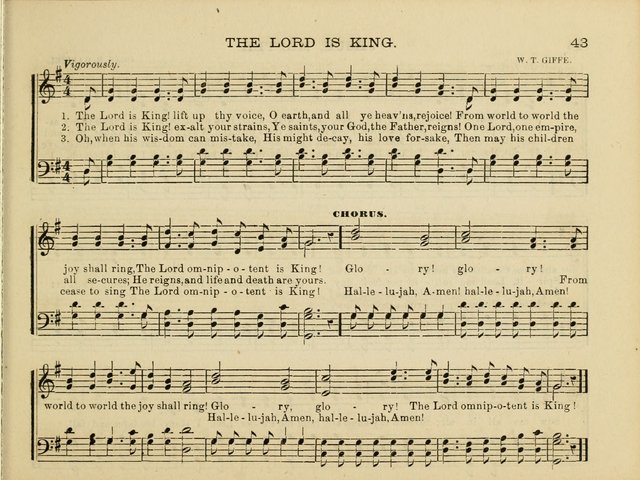 Songs of Glory-Land: for the Sunday school, prayer meeting, and social circle page 43