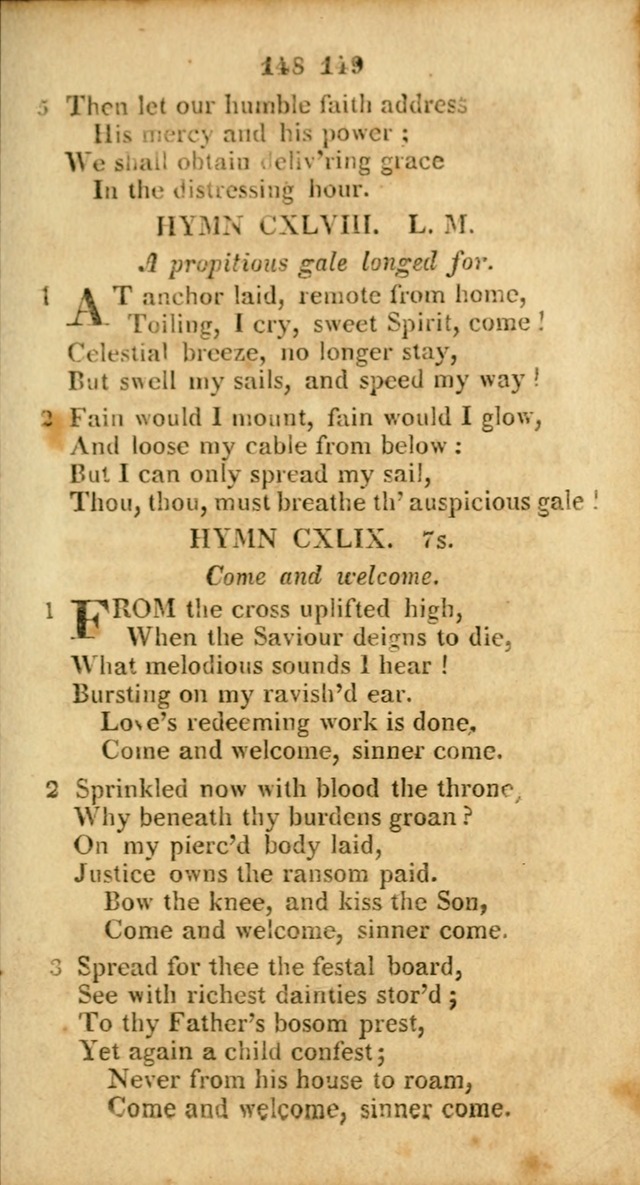 A Selection of Hymns for the use of social religious meetings, and for private devotions 2d ed. page 104