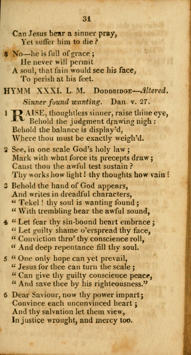 A Selection of Hymns for the use of social religious meetings, and for private devotions 2d ed. page 26