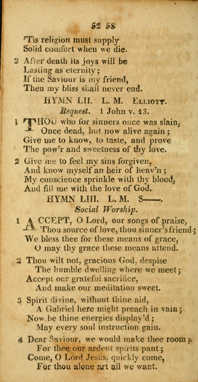 A Selection of Hymns for the use of social religious meetings, and for private devotions 2d ed. page 39