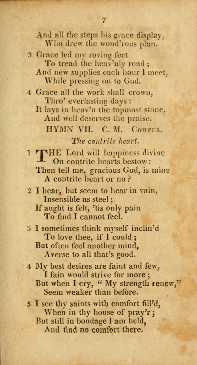 A Selection of Hymns for the use of social religious meetings, and for private devotions 2d ed. page 6