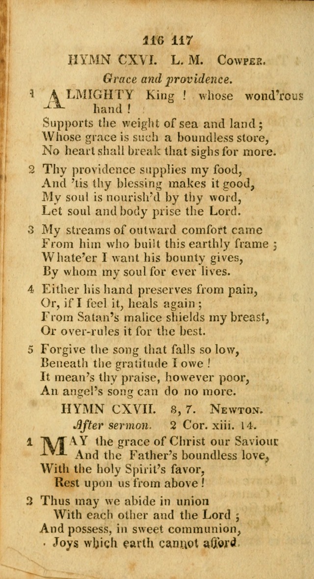 A Selection of Hymns for the use of social religious meetings, and for private devotions 2d ed. page 83