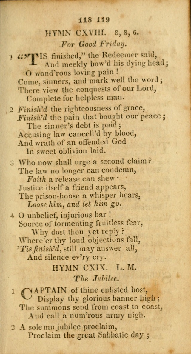 A Selection of Hymns for the use of social religious meetings, and for private devotions 2d ed. page 84