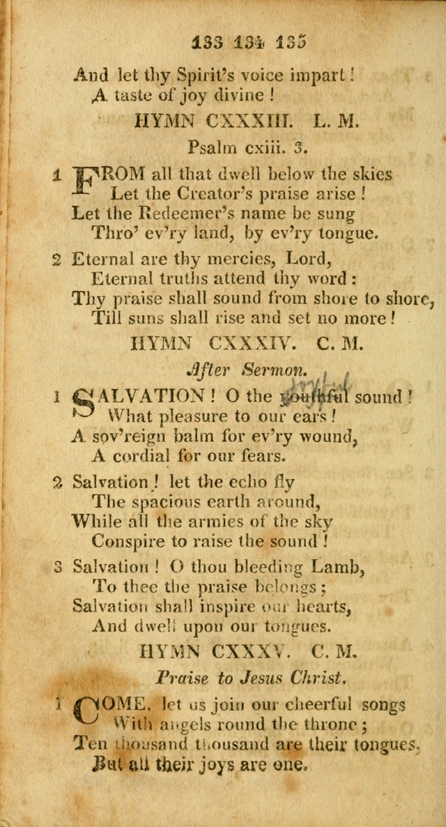 A Selection of Hymns for the use of social religious meetings, and for private devotions 2d ed. page 95