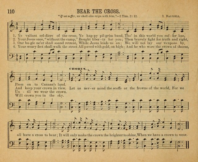 Songs of the Kingdom: a choice collection of songs and hymns for the Sunday school and other social services page 110