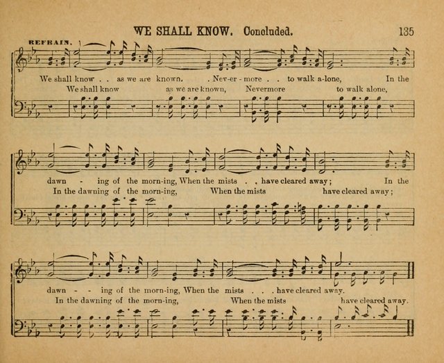 Songs of the Kingdom: a choice collection of songs and hymns for the Sunday school and other social services page 135