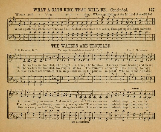 Songs of the Kingdom: a choice collection of songs and hymns for the Sunday school and other social services page 147