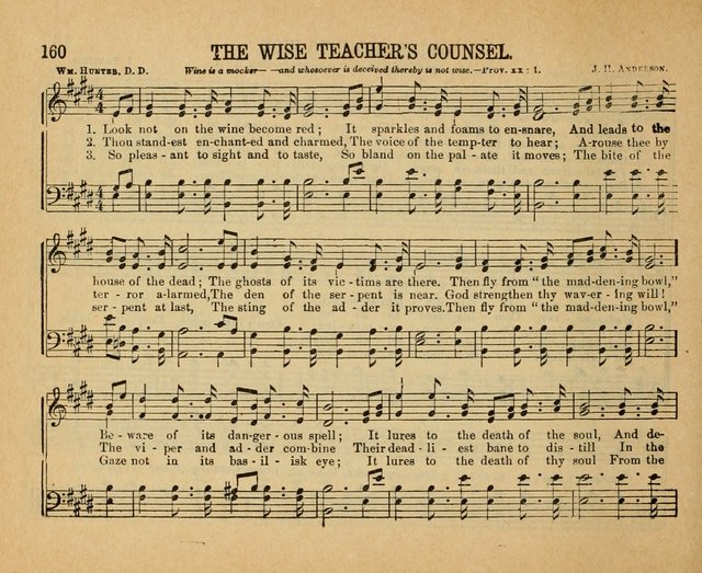 Songs of the Kingdom: a choice collection of songs and hymns for the Sunday school and other social services page 160