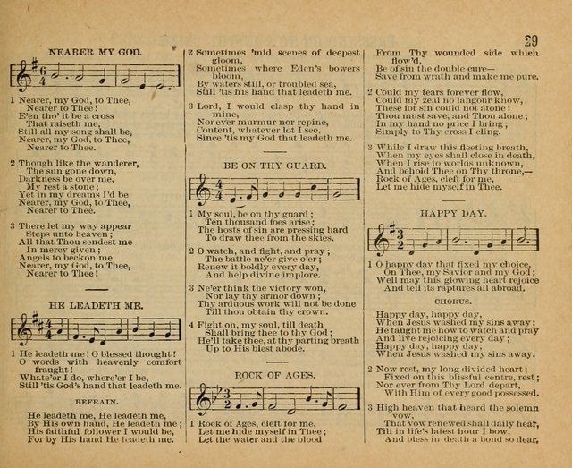 Songs of the Kingdom: a choice collection of songs and hymns for the Sunday school and other social services page 29