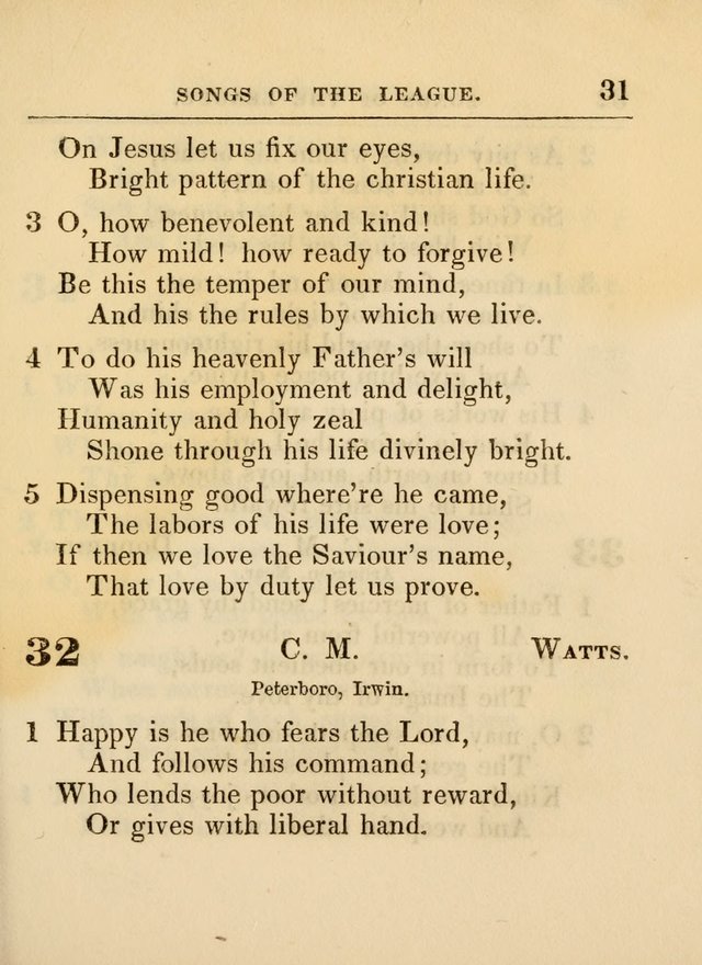 Songs of the League page 31