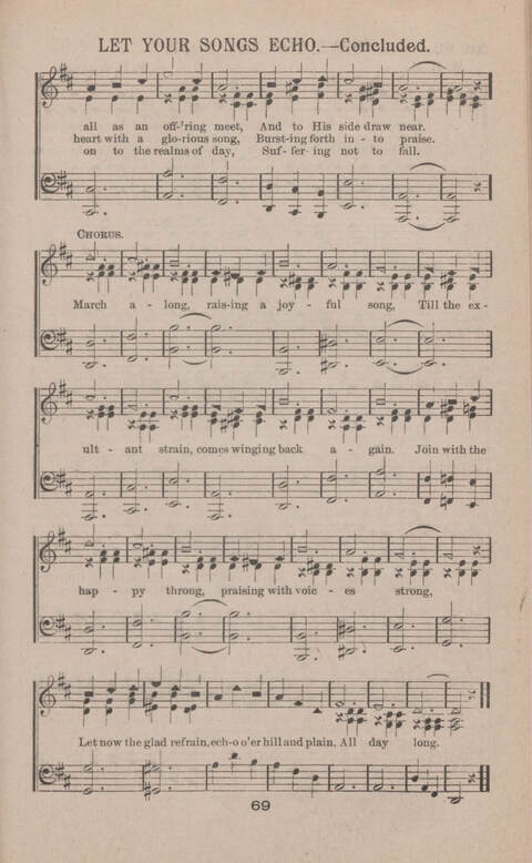 Songs of Life and Light: for the Service of Song in Christian Work and Worship page 69