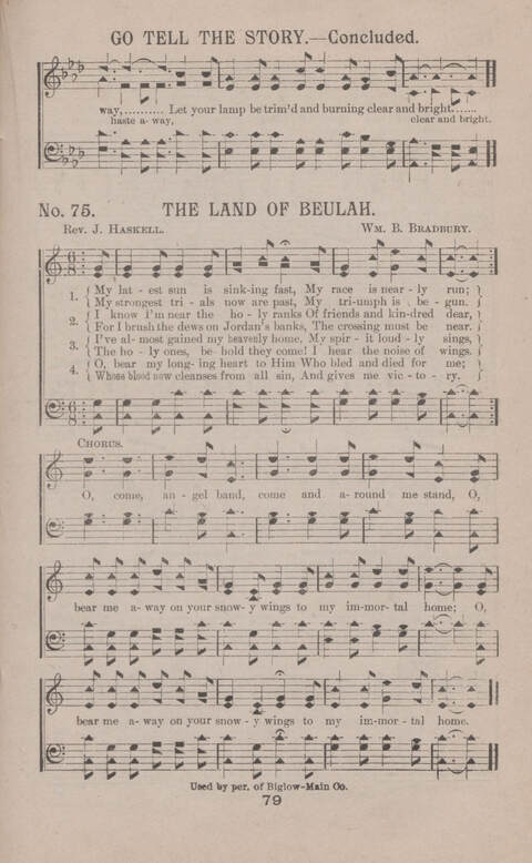 Songs of Life and Light: for the Service of Song in Christian Work and Worship page 79