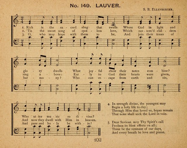 Songs of Love and Praise: for Sabbath-Schools, Prayer-Meetings, and Family Circle page 102