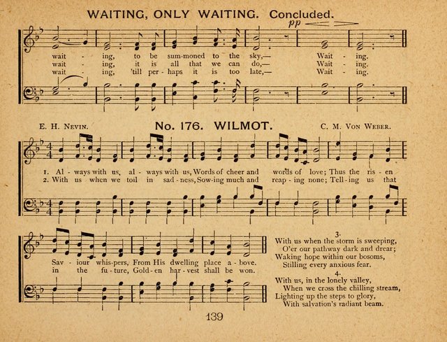 Songs of Love and Praise: for Sabbath-Schools, Prayer-Meetings, and Family Circle page 139