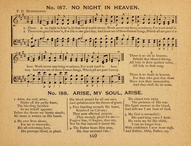 Songs of Love and Praise: for Sabbath-Schools, Prayer-Meetings, and Family Circle page 149