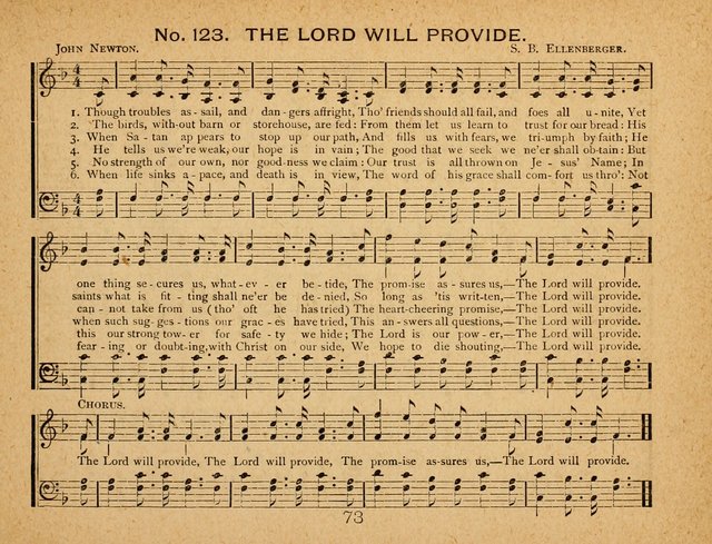 Songs of Love and Praise: for Sabbath-Schools, Prayer-Meetings, and Family Circle page 73