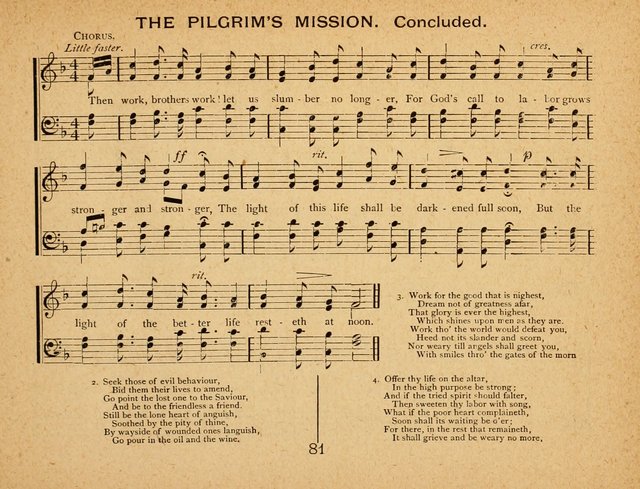 Songs of Love and Praise: for Sabbath-Schools, Prayer-Meetings, and Family Circle page 81