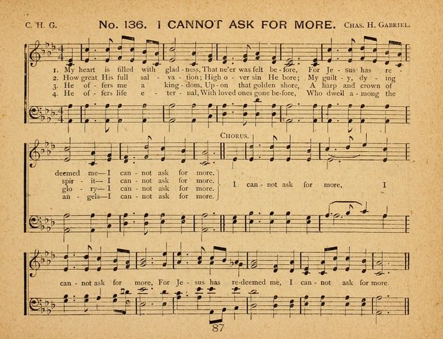 Songs of Love and Praise: for Sabbath-Schools, Prayer-Meetings, and Family Circle page 87