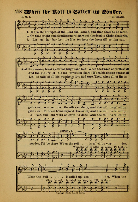 Songs of Love and Praise: for use in meetings & Christian worship & work page 128