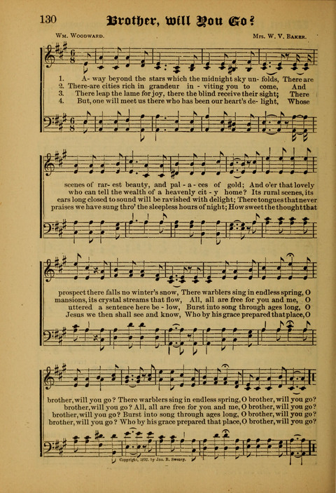 Songs of Love and Praise: for use in meetings & Christian worship & work page 130