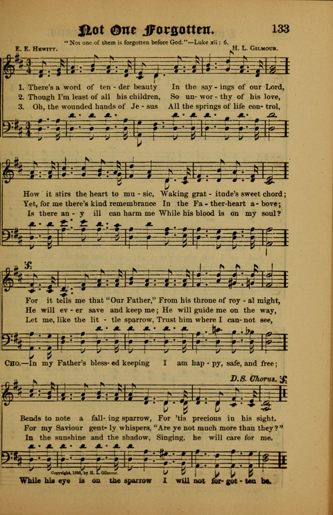 Songs of Love and Praise: for use in meetings & Christian worship & work page 133