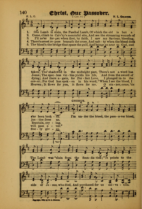 Songs of Love and Praise: for use in meetings & Christian worship & work page 140