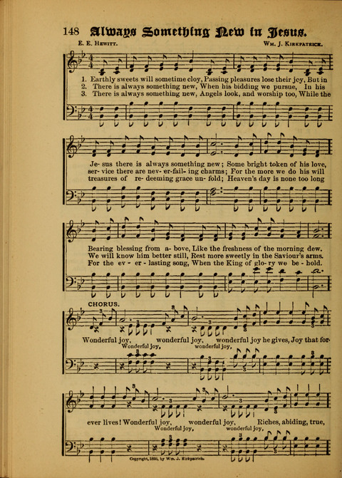 Songs of Love and Praise: for use in meetings & Christian worship & work page 148