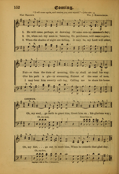 Songs of Love and Praise: for use in meetings & Christian worship & work page 152