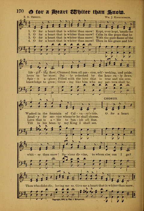 Songs of Love and Praise: for use in meetings & Christian worship & work page 170