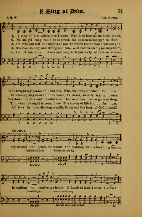 Songs of Love and Praise: for use in meetings & Christian worship & work page 31