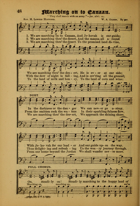 Songs of Love and Praise: for use in meetings & Christian worship & work page 48